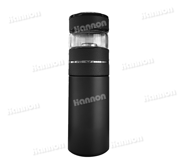 智能測(cè)溫茶水分離不銹鋼單杯 HN-SWY-8814